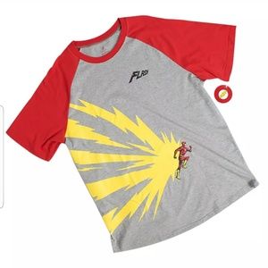 DC Comics The Flash 3XL Big & Tall Raglan Shirt